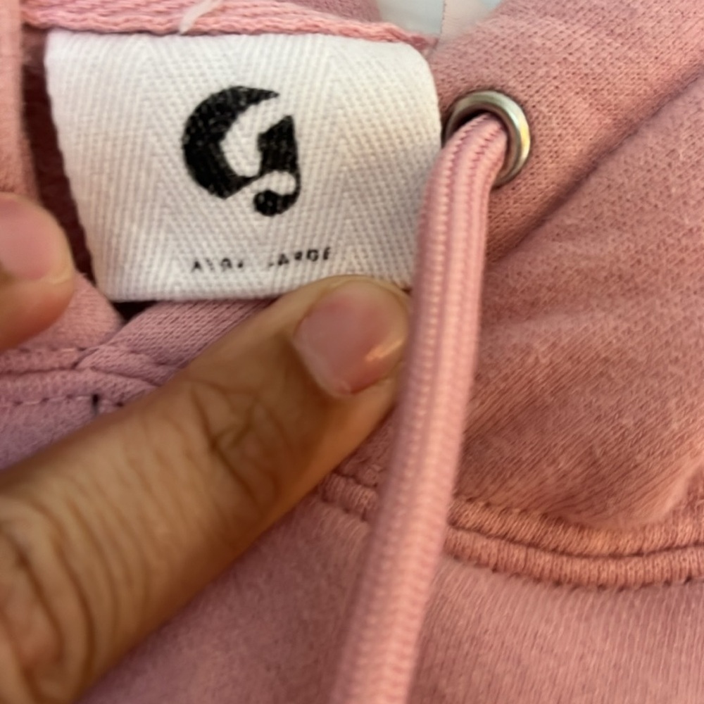 Glossier pink oversized sweatshirt - Picture 4 of 4